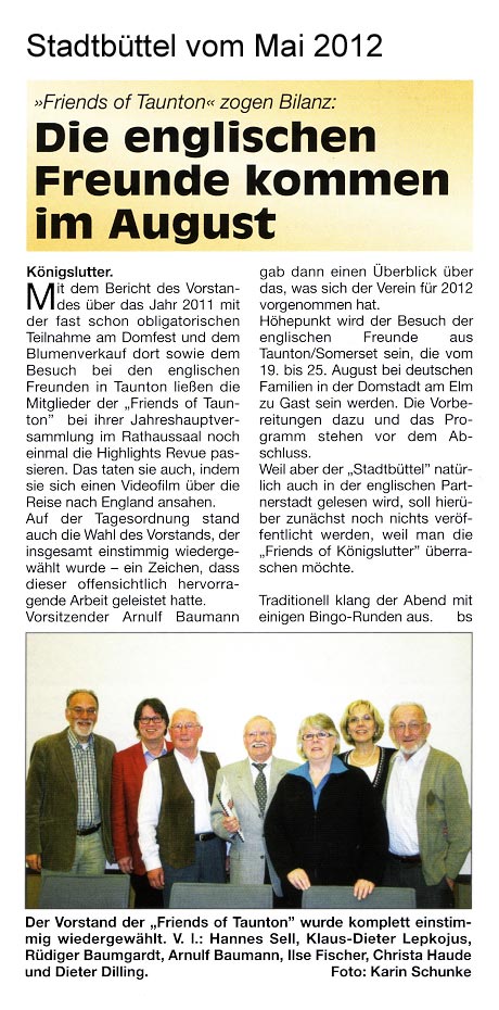 Artikel Stadtbüttel Mai 2012